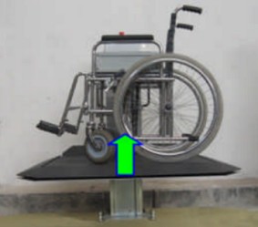Mobile Rollstuhl Hebebühne