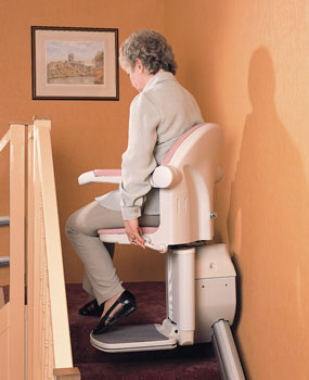 Fulda stairlift with seat